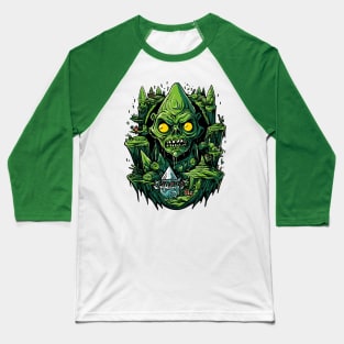 Goblincore Gnome - Mystical Being Baseball T-Shirt